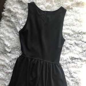 Women's Black A-line Zara Dress